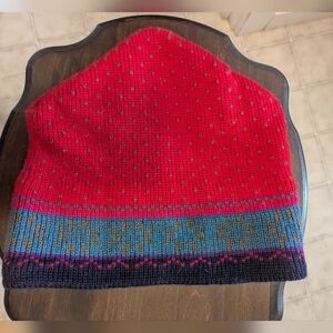 ❄️ Bass Wool Hat Black Red Wool Cap fleece inner forehead thick warm sports